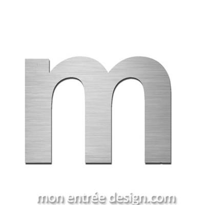 Lettre inox m