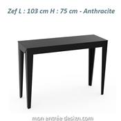 Console Entrée Design Zef 103 - Acier ou Alu - 3 Hauteurs