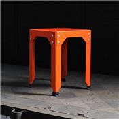 Tabouret Bas Design Industriel Hegoa - 2 Hauteurs 