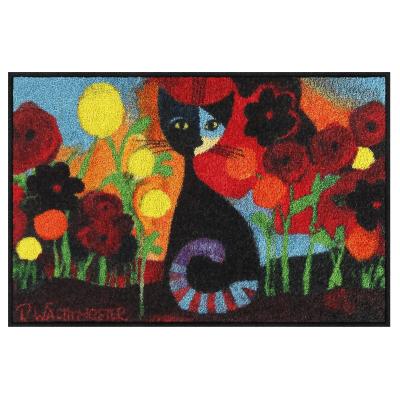 Tapis Paillasson Design Chat "Candela" 50x75 cm
