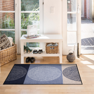 Tapis d'Entrée Moderne Nestor Denim 75x120