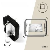 Cadre photo en bois Noir pivotant Bellwood  Umbra