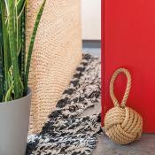 Cale-porte en corde avec poignée Ø 15 cm – 1,5 Kg