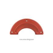 Support Mural Rouge pour Panier de Rangement