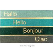 Paillasson Original Coco / Latex Bonjour Hello - 45x75