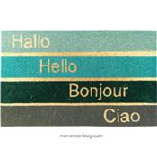 Paillasson Original Coco / Latex Bonjour Hello - 45x75