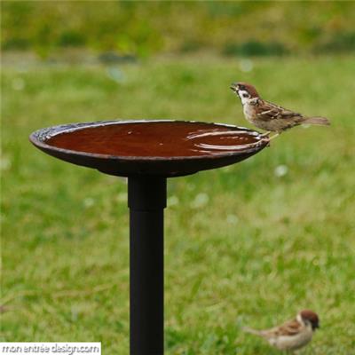 Bain oiseaux en fonte - STOP