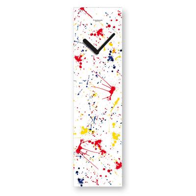 Horloge murale design hommage à Pollock