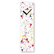 Horloge murale design hommage à Pollock