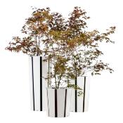 Pot de Fleur Octogonal Aluminium Intrieur Extrieur Octa 70