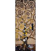 Tapis paillasson Entrée XL Arbre de Vie de Klimt 75 x 190