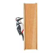Armoire à clés en bois - Oiseau sculpté à la main - Wildlife Garden