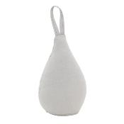 Cale-porte goutte en tissu gris clair avec poign�e � 1 kg