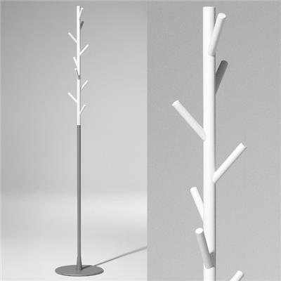 Porte Manteau Sur Pied Sticks Floor - blanc/gris