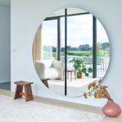 Miroir Design Rond Luna Black L 200cm