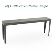 Console Entrée Design Zef 195 - Acier ou Alu - 3 Hauteurs  