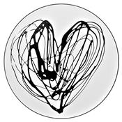 Patère Design Art Up Black Heart