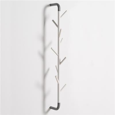 Porte Manteau Mural Design Sticks Wall Blanc / Gris