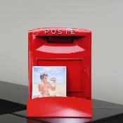 Porte lettres vide poche en métal "Poste" 