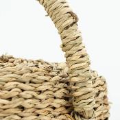 Cale-porte en jacinthe tressée avec poignée – 3 kg