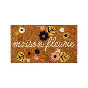 Paillasson coco Maison Fleurie - Derrire la porte