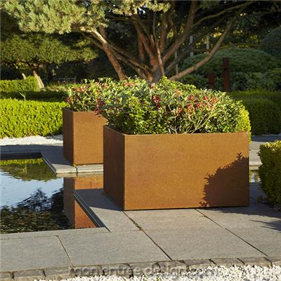 Jardinière Acier Corten Extérieur Intérieur Thallo - 12 Tailles