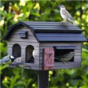 Mangeoire Oiseaux en Bois Foderlada Brun