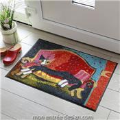 Tapis d'Entre Design Chat Resting Place 50x75
