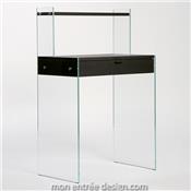 Bureau Console en Verre Design Bonheur du Jour