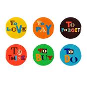 Magnet Mtal To Do - Lot de 6