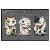 Tapis Paillasson Chats chanceux 50x75