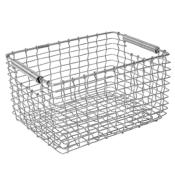 Panier de Rangement Rectangulaire 15L Inox