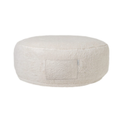 Pouf Rond Design Coton Bio Full Moon Teddy