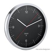 Horloge Murale Vintage Radio Pilote Noire Crono S