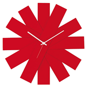 Horloge Murale Design Rock Around The Clock Rouge