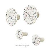 Patère Murale Design Ponto Terrazzo Couleur  - lot de 4