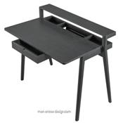 Bureau Design Extensible Secreta - Chêne ou Noyer