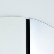 Miroir Design Rond Luna Black M 150cm