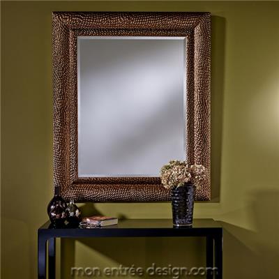 Miroir Design Carré Dragon copper