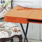 Bureau Cosimo orange laqué