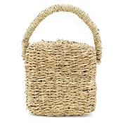 Cale-porte en jacinthe tressée avec poignée – 3 kg