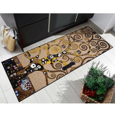 Tapis paillasson Entrée XL Arbre de Vie de Klimt 75 x 190