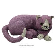 Cale Porte Chat Purple Tabby