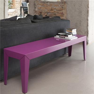 Banc d'Entrée Design Zef 130 - Acier ou Aluminium