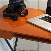 Bureau Cosimo orange laqué