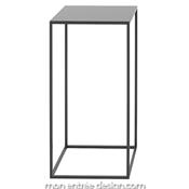 Porte Parapluie Guéridon Design - Rack Cubique - Noir 