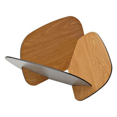 Porte Revue Design Bois Opla Big- Gris et bois 