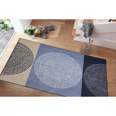 Grand Tapis d'Entrée Design Nestor Denim 115 x 175