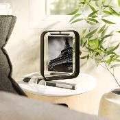 Cadre photo en bois Noir pivotant Bellwood  Umbra