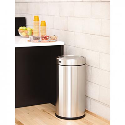 Poubelle Design à Bascule 55L Inox - CW1442